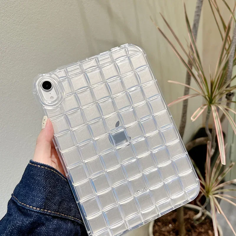 Clear Soft Cover Tablet Case - Ice Cube Design