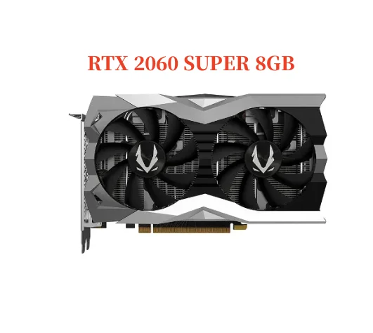 

ZOTAC GeForce RTX 2060 SUPER 8GD6 графические карты GPU Map для NVIDIA RTX2060 серии RTX2060 SUPER 8 Гб видеокарта б/у