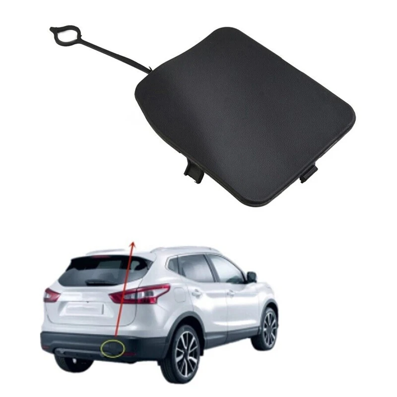 

Для Nissan Qashqai J11 2014-2018, задний бампер, буксировочный крюк, крышка, аксессуары, буксировочная насадка 850714EA0A