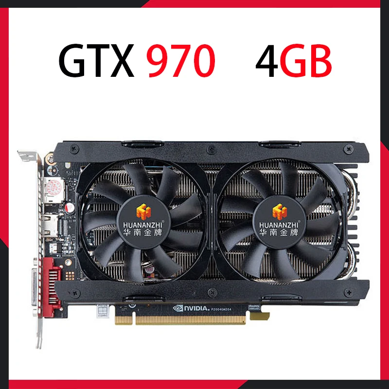 HUANANZHI Video Card gtx 1060 6gb gtx 960  gtx970 4gb Game Graphics Card rx 560 550 4gb 970 gtx 1050 750 ti 650 2gb Original display card for pc