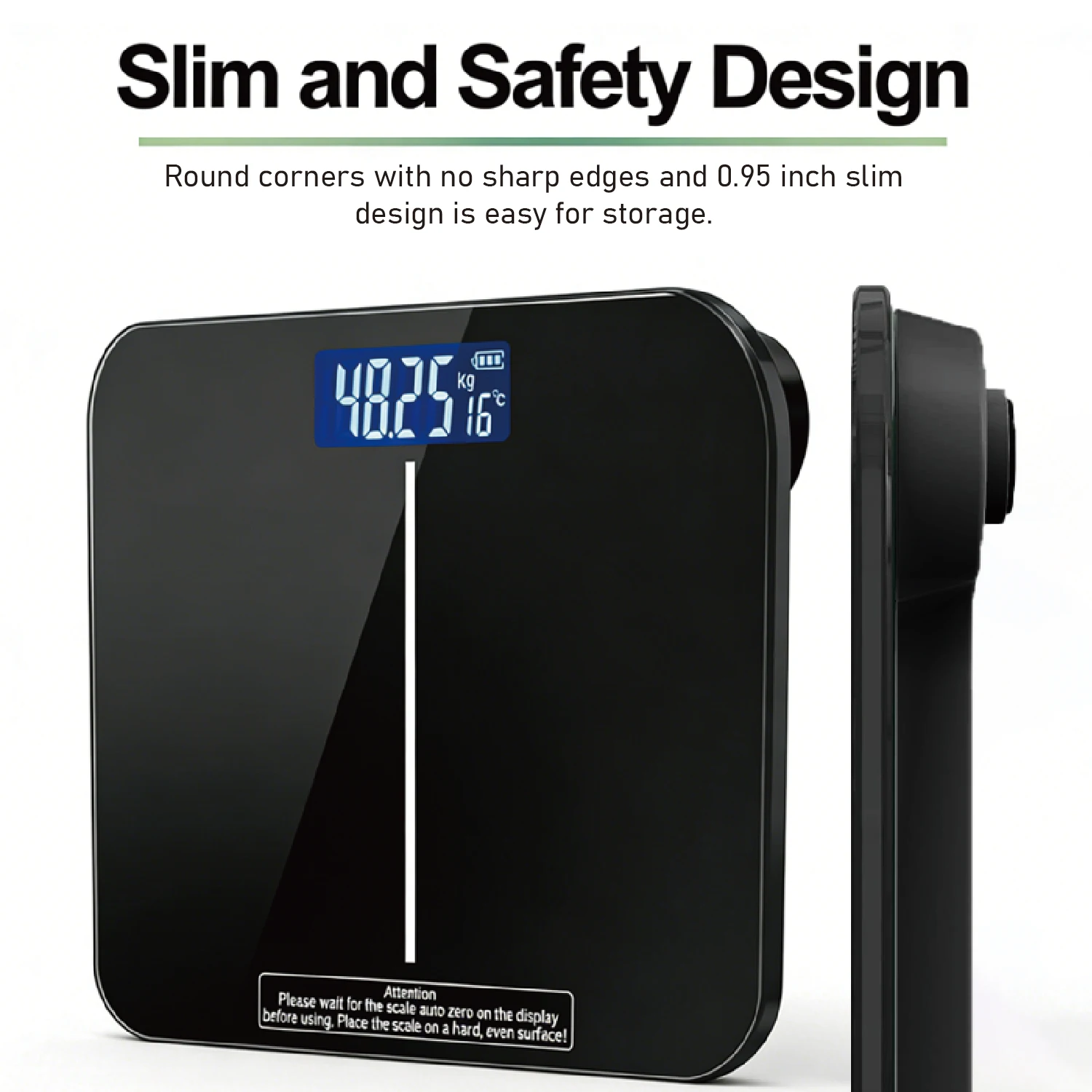 5~180KG Loss Weighing Device LED Display Smart Body Weight Battery Precision Electronic Scale For Home Office Adult_voghion.com