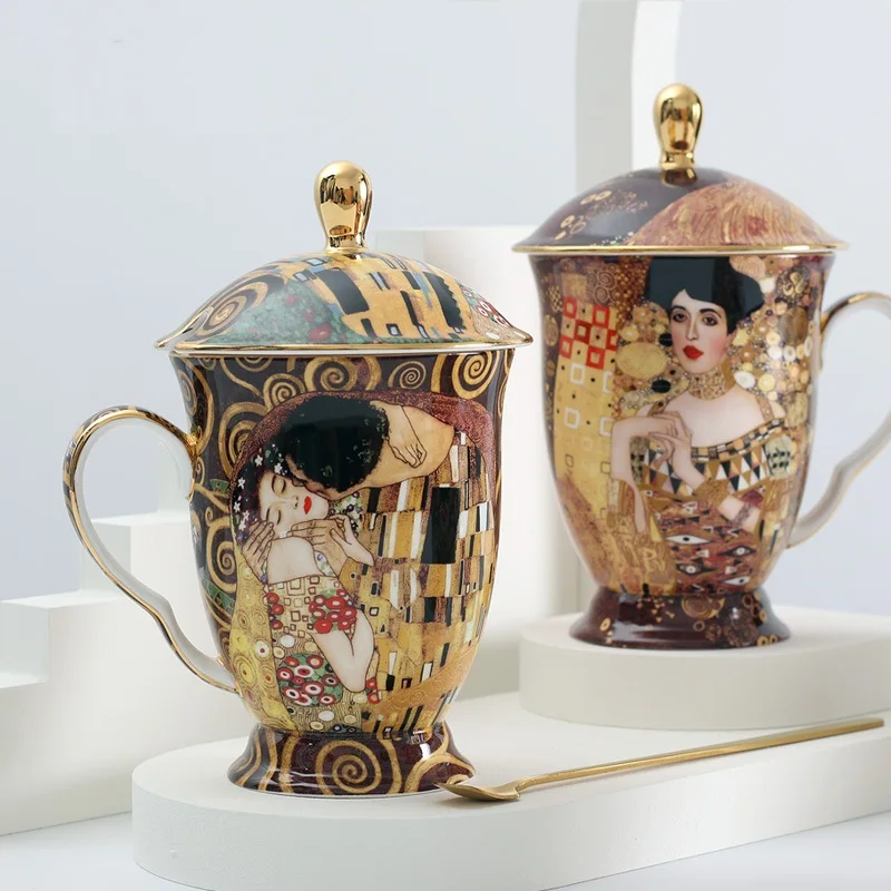 Set Di 2 Tazze Da Tè Rosa Con Piattino E Pisello In Porcellana Blu E - Foto 7