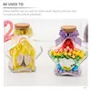 2pcs Star Shaped Glass Jars Craft Wishing Bottles Tiny Corked Glass Bottles Small Storage Jars For Various Items Glass Favor 5