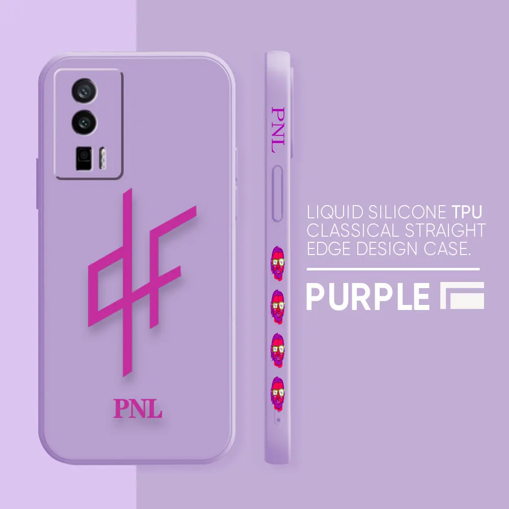 thumbnail image 1 of Case For Redmi K60E K50 K40S K40 K30 K20 10C 9 8A 10 Pro 4G 5G Colour Simple Liquid silicone Case Rapper Singer PNL QLF Yinuoda, 1 of 5