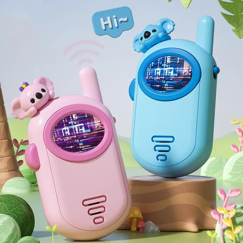 

Wireless Kids Walkie Talkie Electronic Toys Radio For Family Portable 3 KMs Range Durable Adorable Battery Operated Boys Walkie