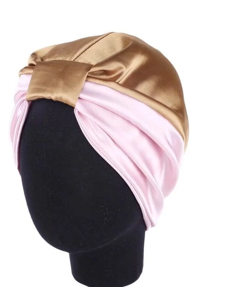 Night Hair Cap Warm Air Bonnet Cap Electric Hair Hat Hair Bonnet Dryer Reversible Satin Bonnet Hair Caps Double Layer Adjust For Curly Hair Styling
