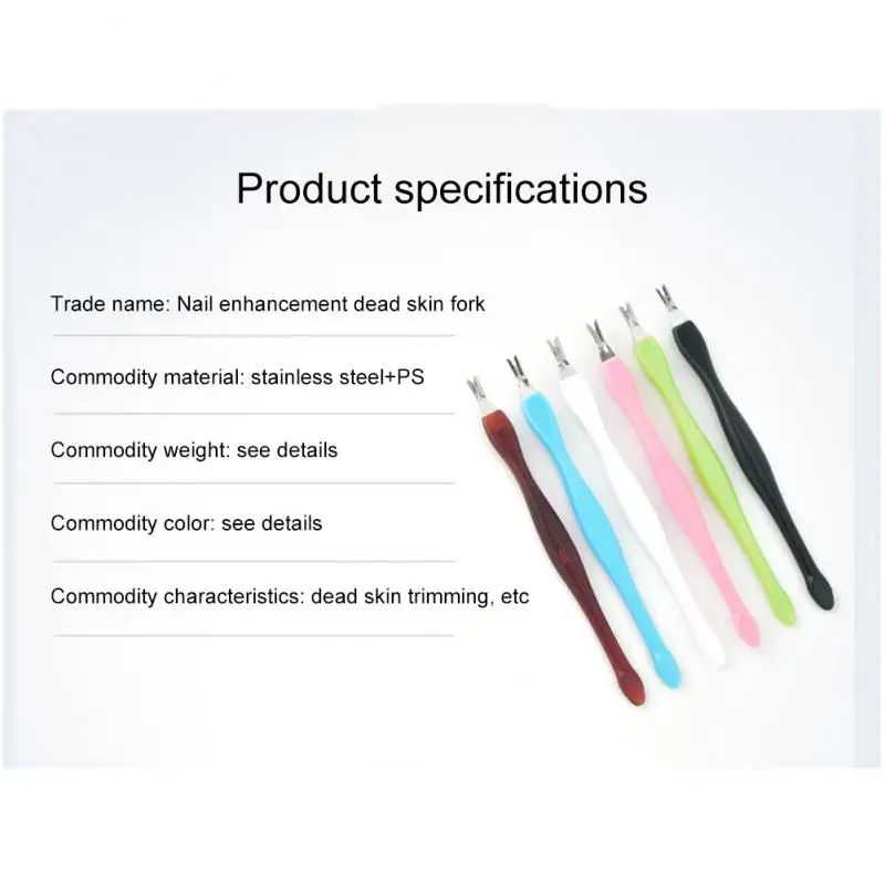 10/5Pcs Dead Skin Remover Nail Art Fork Cuticle Remover Nipper Pusher Trimmer Stainless Steel Pedicure Nails Care Nail Tools nail care kit manicure tools manicure pedicure kit manicure set nail art pusher nail manicure tools manicure pedicure tools cuticle pusher dead skin remover pedicure tools