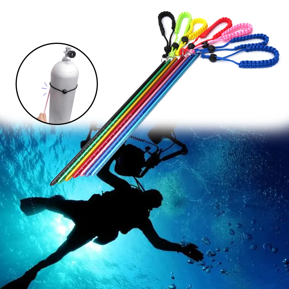 HotScubaDivingLobsterStickPointerRodAluminiumAlloyTankStrap
