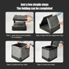 Outdoor Toilet Portable Outdoor Folding Toilet Strong Bearing Capacity Reusable Trash Can for Tour Emergency Self-driving Travel 5