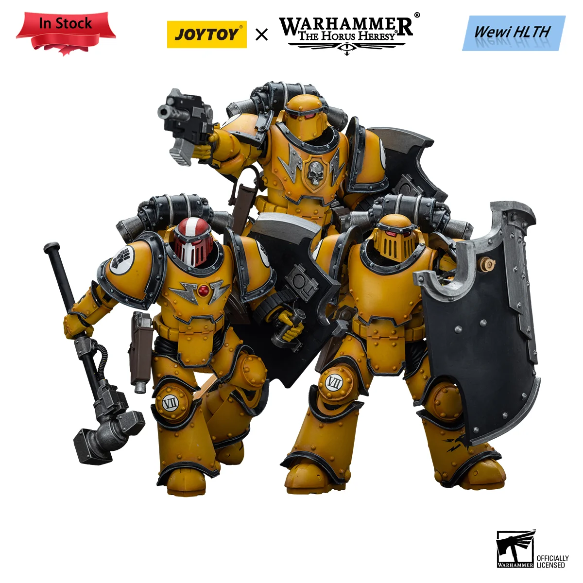 [In Magazzino] 1/18 Joytoy Action Figure Warhammer Imperial Pugno Legion Mkiii Breacher Squad Sigissund Anime Model Gift