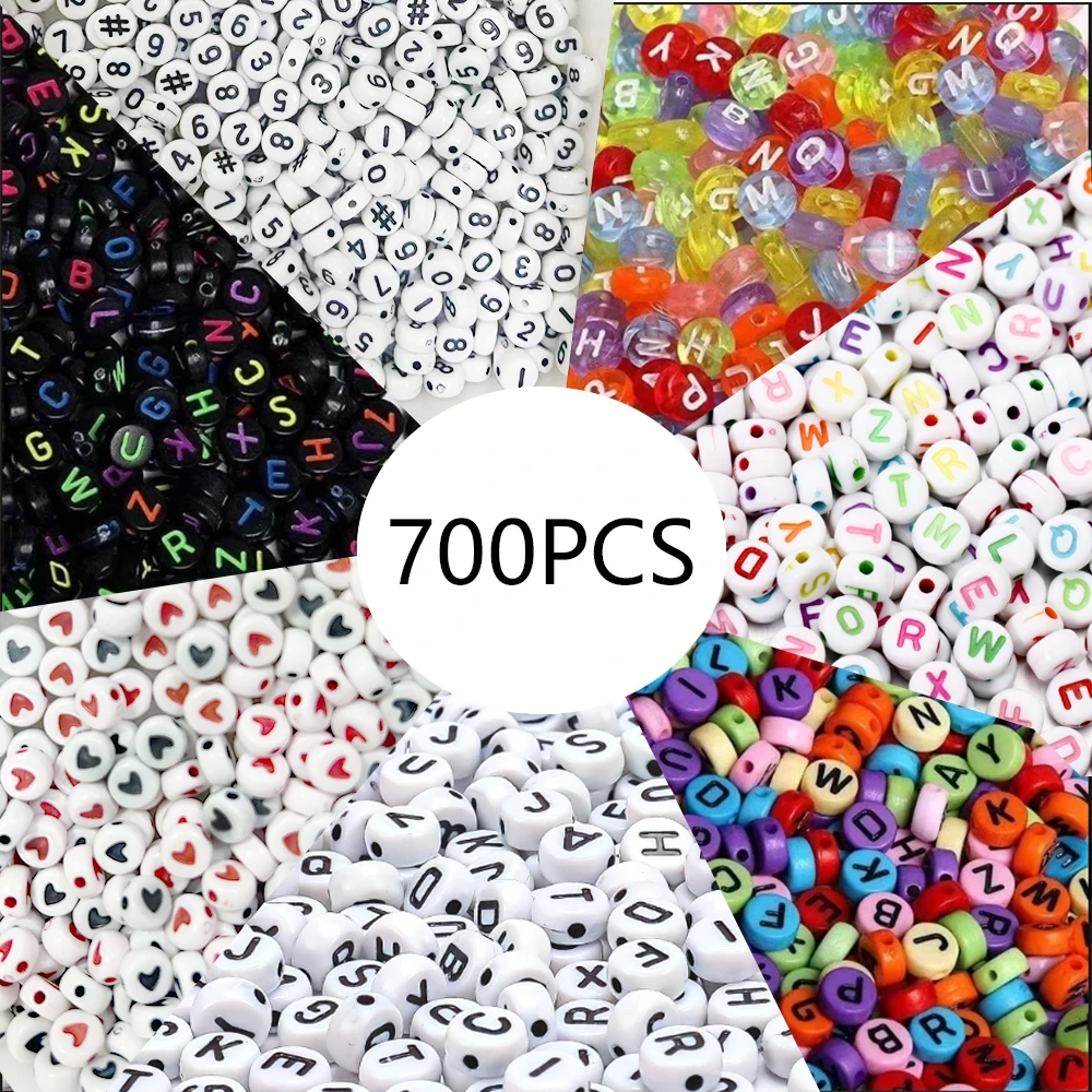 Acrylic Letter Beads Colors