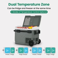 Alpicool EZGW 40L 50L 60L Автомобильный холодильник Портативный компрессор-кулер 12/24 В постоянного тока 100-240 В переменного тока Мини-холодильник с морозильной камерой для кемпинга, барбекю — изображение 2