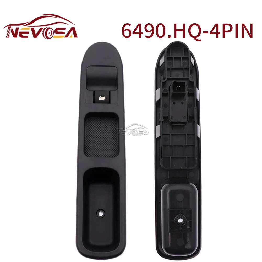 Electric Power Window Control Switch Glass Button For Peugeot 207 For Citroen C3 Picasso 2000 C5 C8 Peugeot 807 6554.QC 6554.HQ