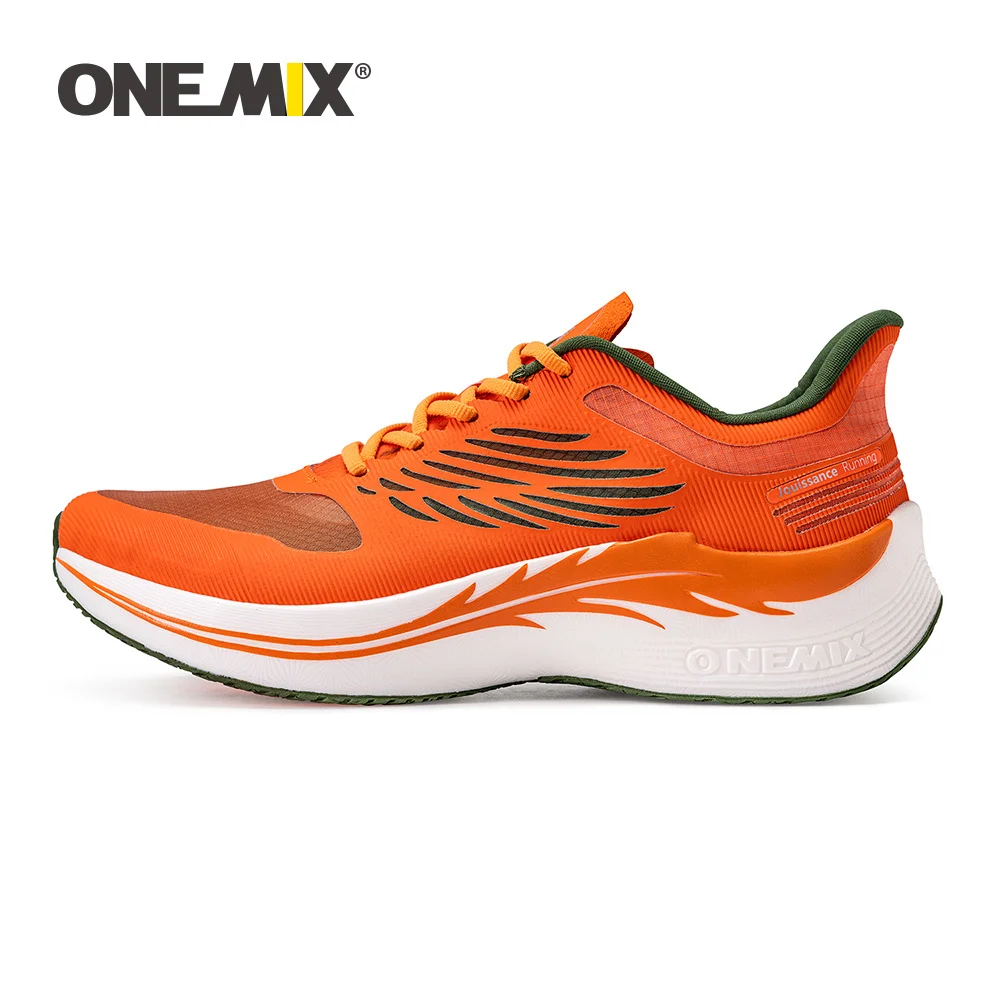 

ONEMIX New Summer Running Shoes Men For Light Weight Marathon Breathable Mesh Fitness Air Cushion Sneakers Outdoor Sports Shoes