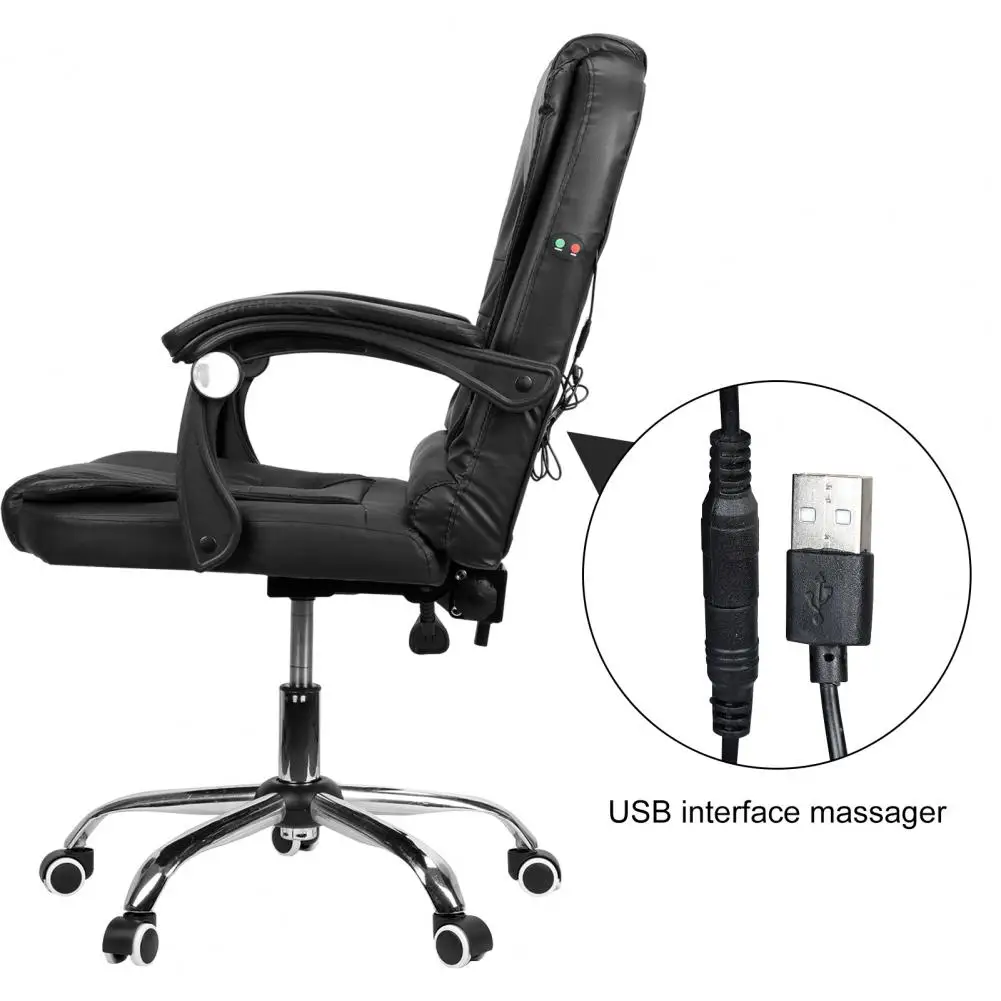 Faux Leather Massage Office Chair Faux Leather Computer Chair, Ergonomic Massage Office Chair,Reclining Executive Office Chair 4