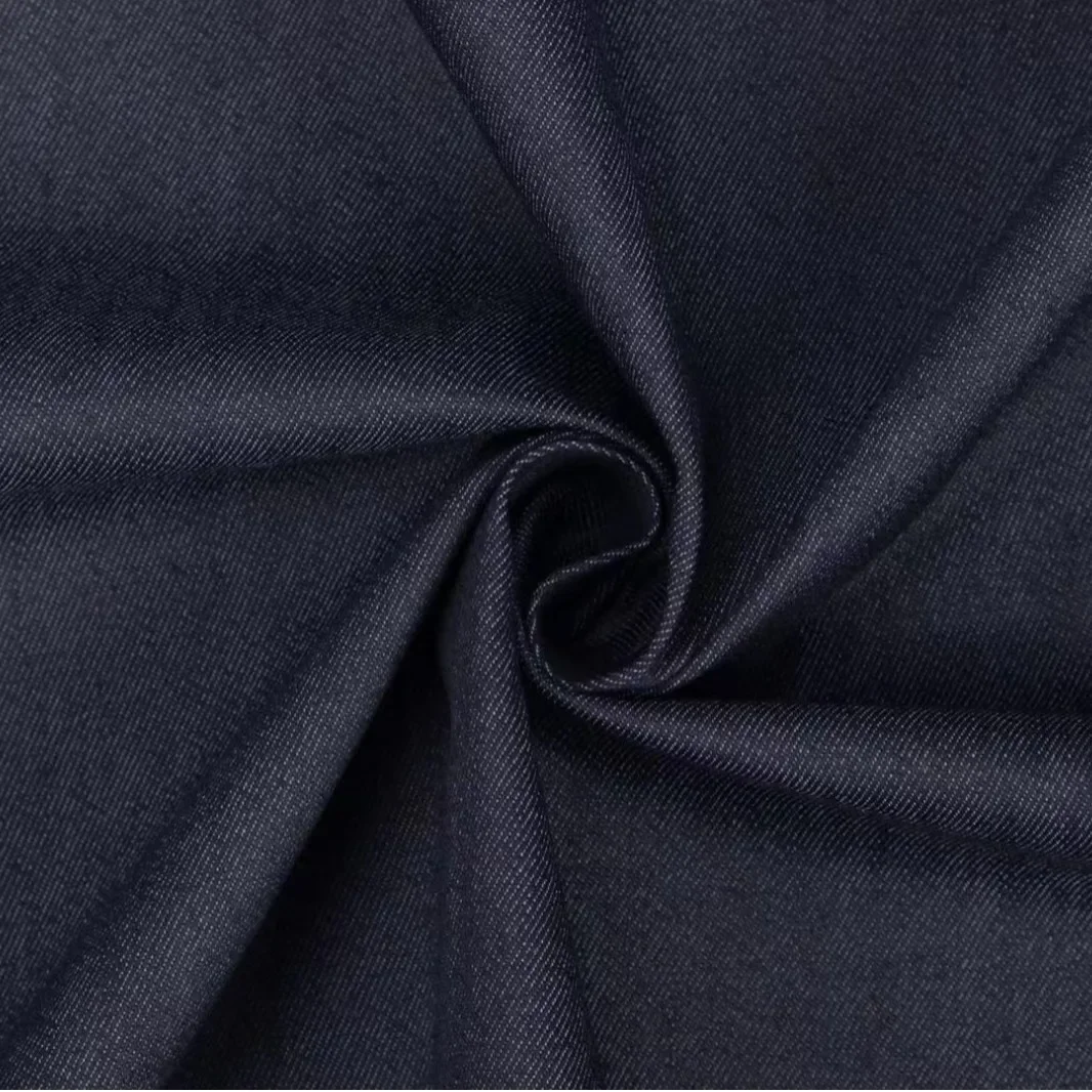 150D High Elasticity Denim Fabric Women's Clothing Textile For Apparel Wear And Accessories Cotton And Polyester Blend Facewear