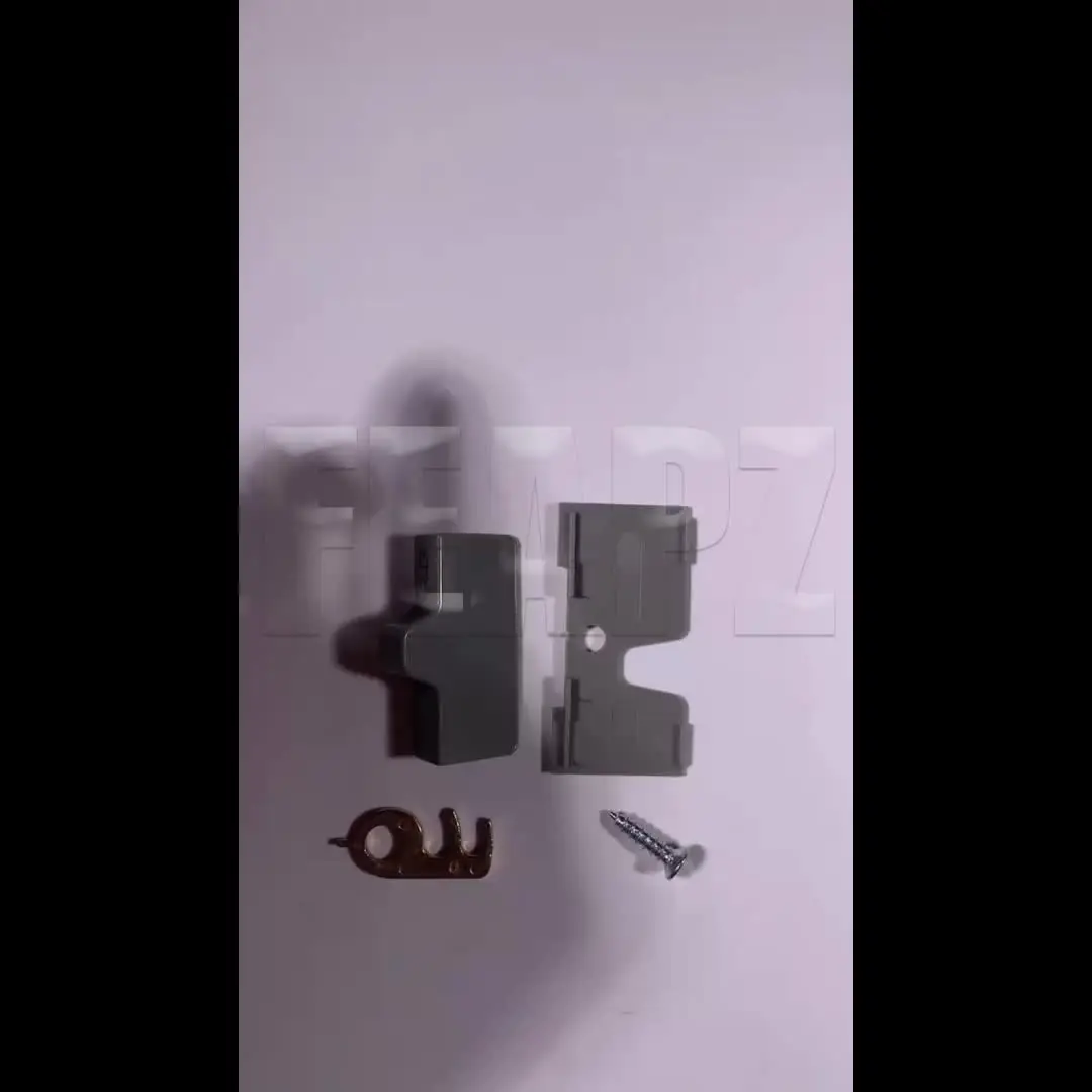 Fermeture de Porte Coudé Grise pour Frigo Dometic