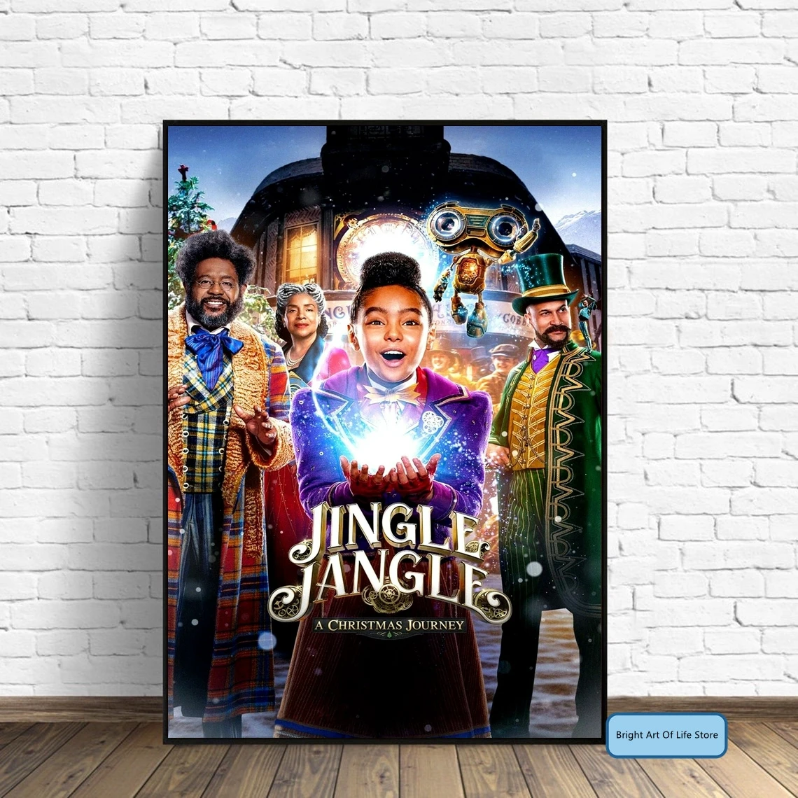 

Jingle Jangle A Christmas Journey (2020) Movie Poster Cover Photo Print Canvas Wall Art Home Decor (Unframed)