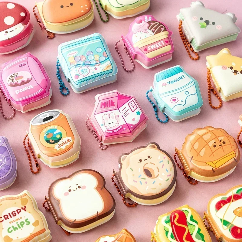 Sticky Notes Cartoon Soft Silicone Cover Memo Pad Paper Sticky Notes Planner Sticker Paste Kawaii Stationery Papeleria Office School Supplies