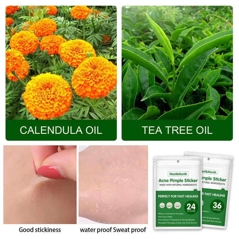 Acne ingredientes naturais espinha adesivo hidrocolóide remendo rosto acne removedor tratamento mancha mancha cuidados com a pele_voghion.com