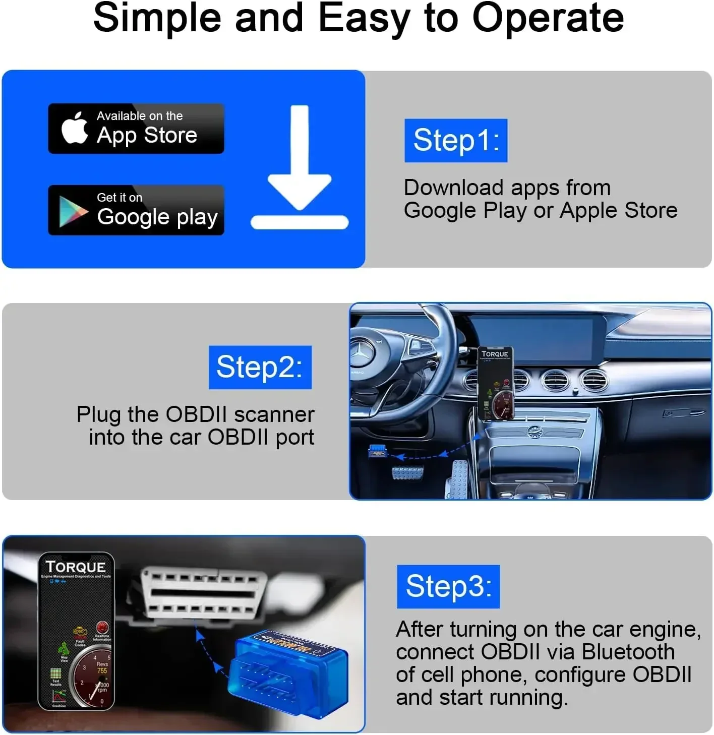 Obd2 Scanner Mini ELM327 V2.1/V1.5 Bluetooth OBD2 Scanner Code Reader Car Diagnostic Tools Check Engine Scan Car Fault Detector Motorcycle