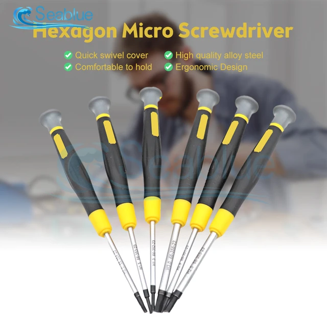 Mini tournevis hexagonal de précision, embouts magnétiques, micro tournevis  hexagonal, outils emballés, 0.9mm, 1.3mm, 1.5mm, 2.0mm, 2.5mm, 3.0mm, 1  pièce - AliExpress