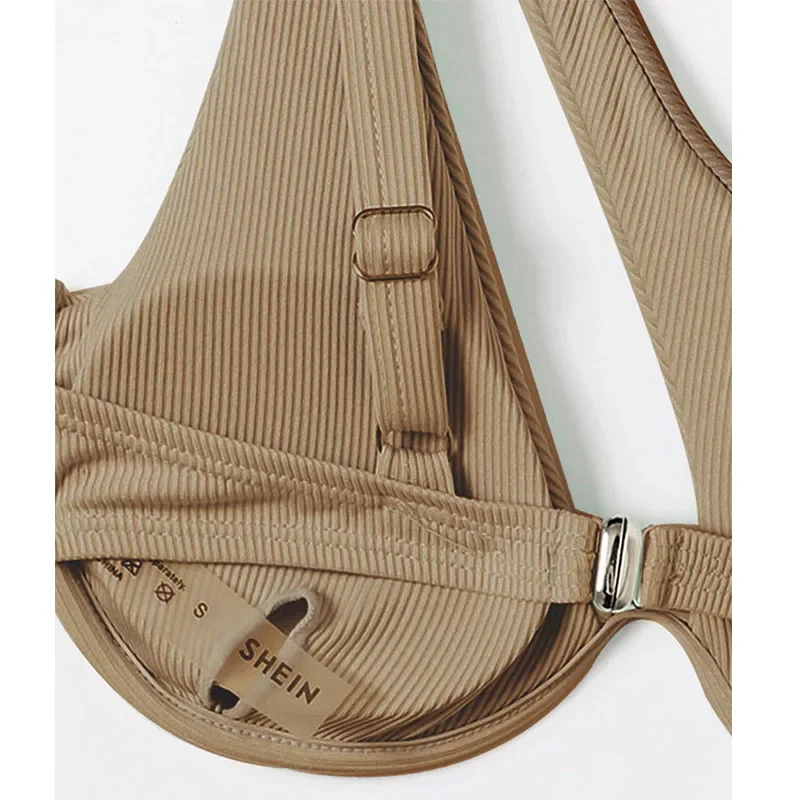 2024 One Shoulder Biquini High Cut Sexy Bikinis Swimsuits Cut Out Women's Swimwear Bathing Suits Push Up Beach Bikini Set 5