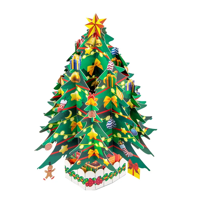 3D Pop UP Santa Cards Marry Christmas Greeting Card Party Invitations Gifts New Year Gift Card Anniversary Postcard greeting cards