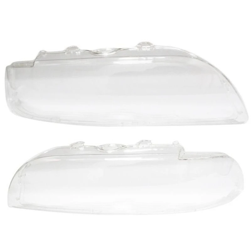 

1 Pair Headlight Cover Shell Headlight Glass Lens Automobiles Head Light Lamp Lens Kit Left 63128375301 For Bmw 5 Series E39 518