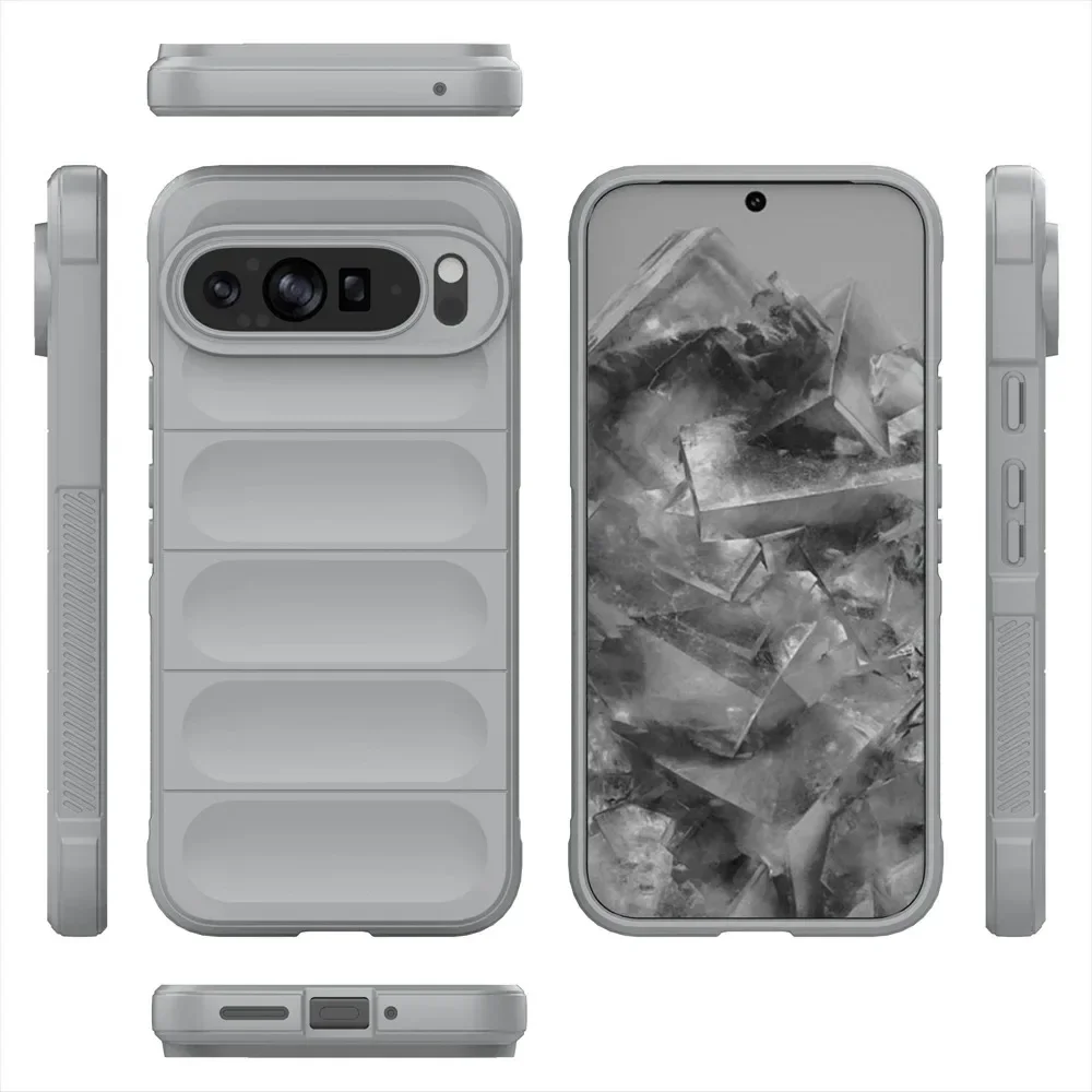 Vibrant Silicone Matte Shockproof Case - Skin Feel Airbag Protection Cover