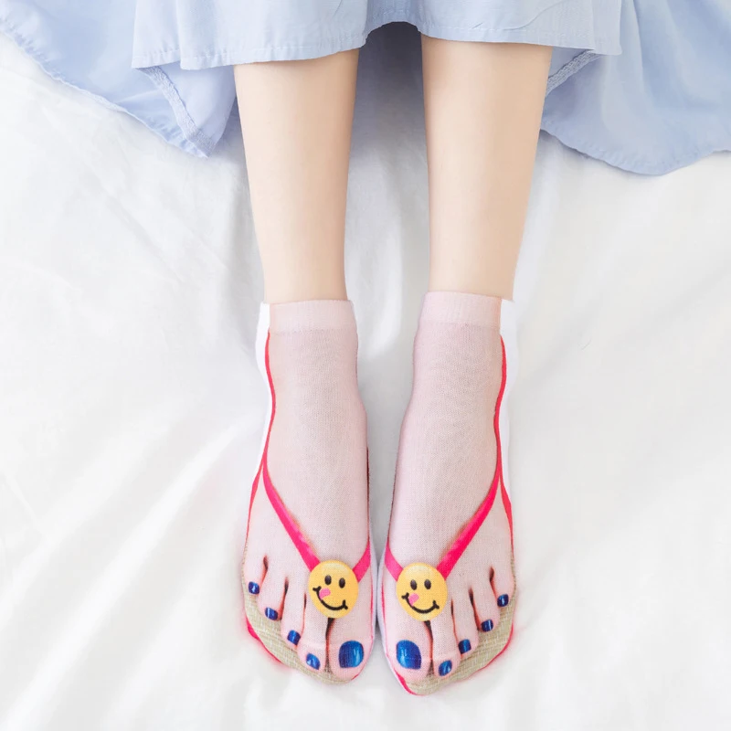 Tongs Parker imprimées en 3D drôles, chaussures en toile de crâne