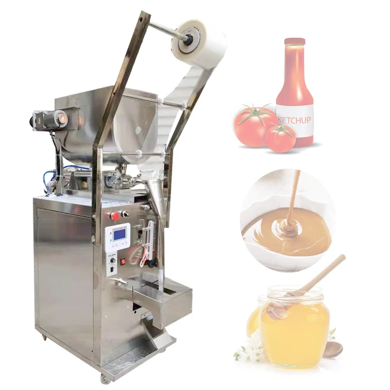 

Paste Liquid Packaging Machine Stainless Steel Commercial Filling Packing Machine With Mixing Function
