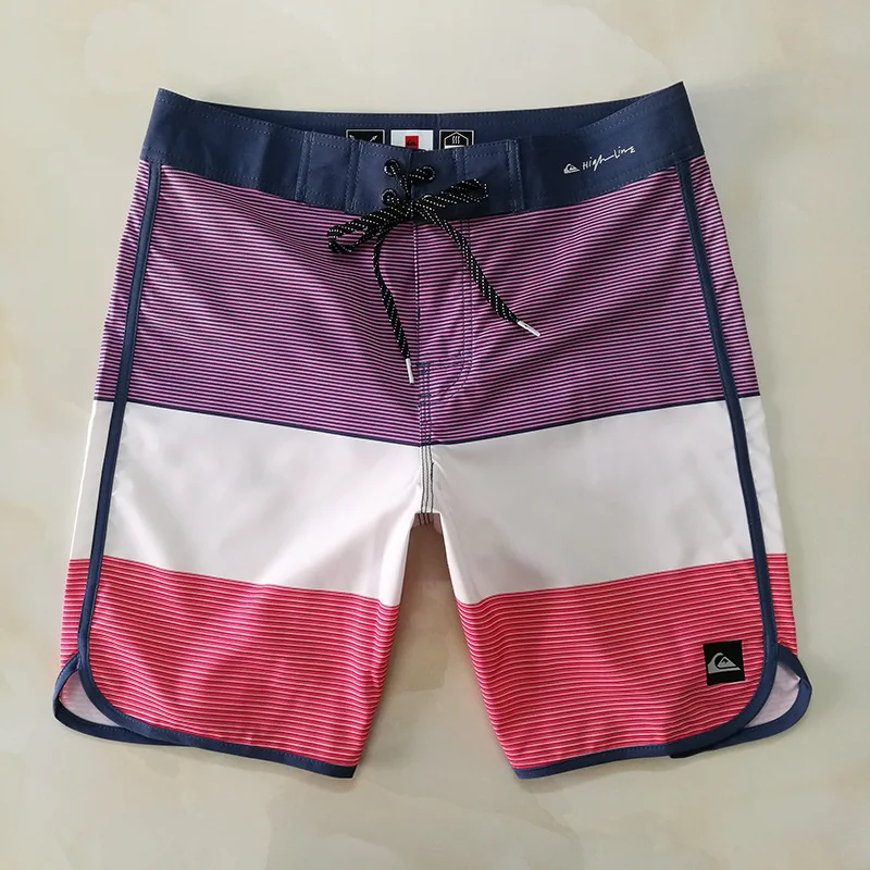 

Men’s Classic Bermuda BoardShorts 4-Way Elasticity Waterproof Shors Beach Surf Fitnss Quick-dry Swiming Trunks Beach Surf Pants