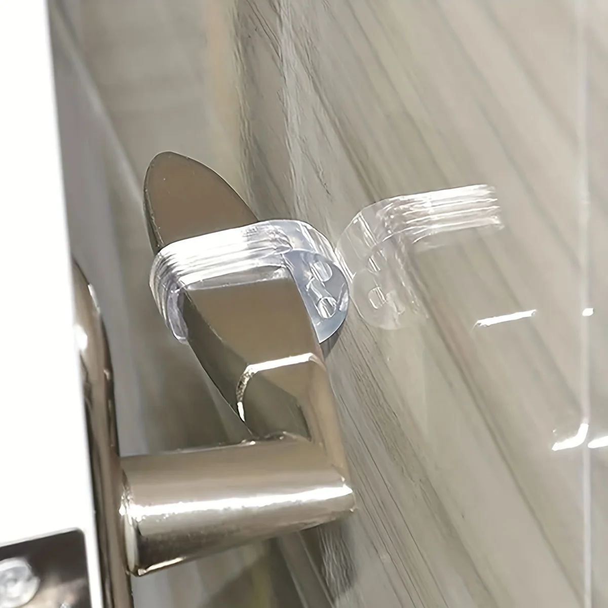 Transparent Doorstop Door Handle Wall Protection