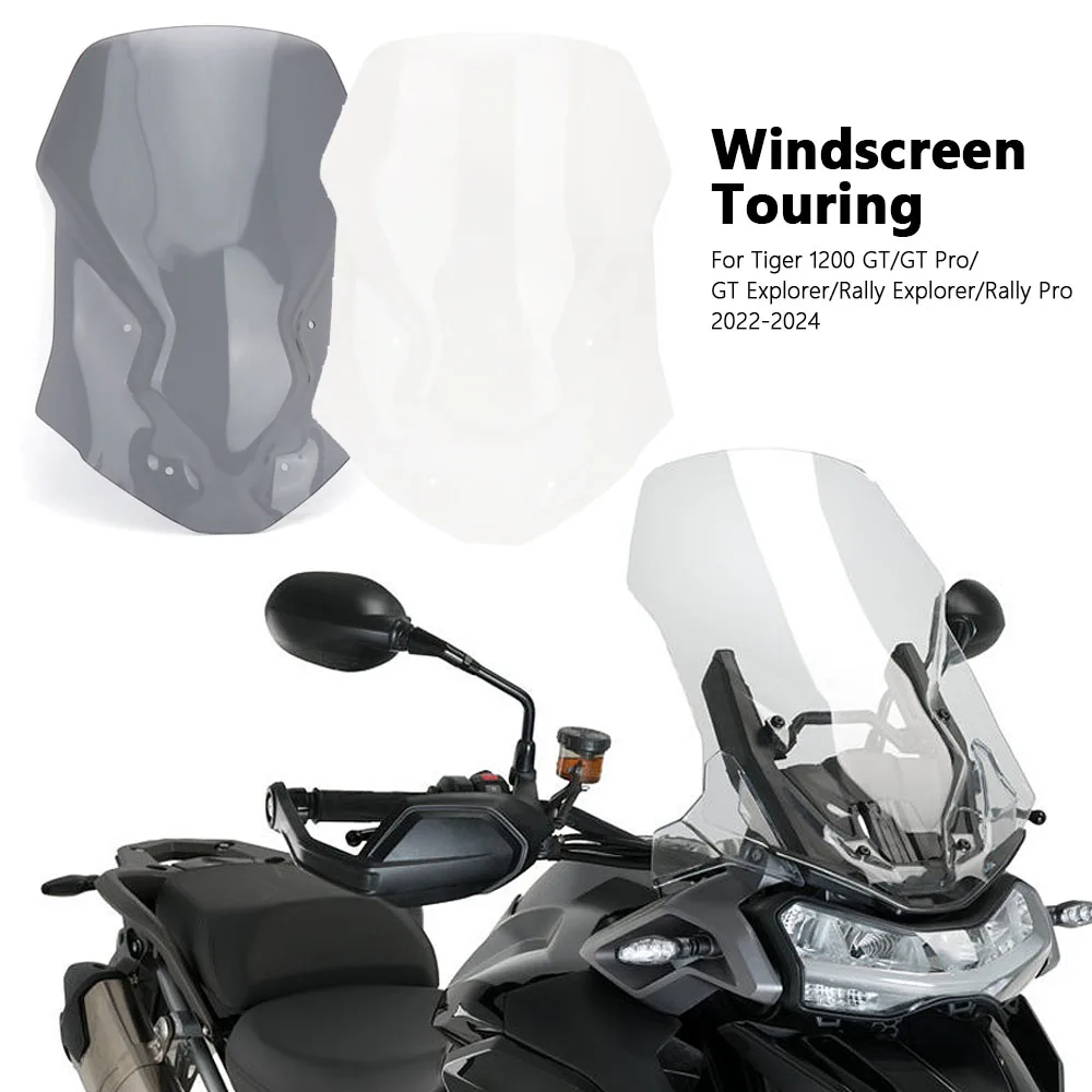 Nuovo Parabrezza Moto Parabrezza Deflettore Del Vento Per Tiger 1200 Gt Tiger1200 Gt Pro/Rally Pro/Gt Explorer/Rally Explorer