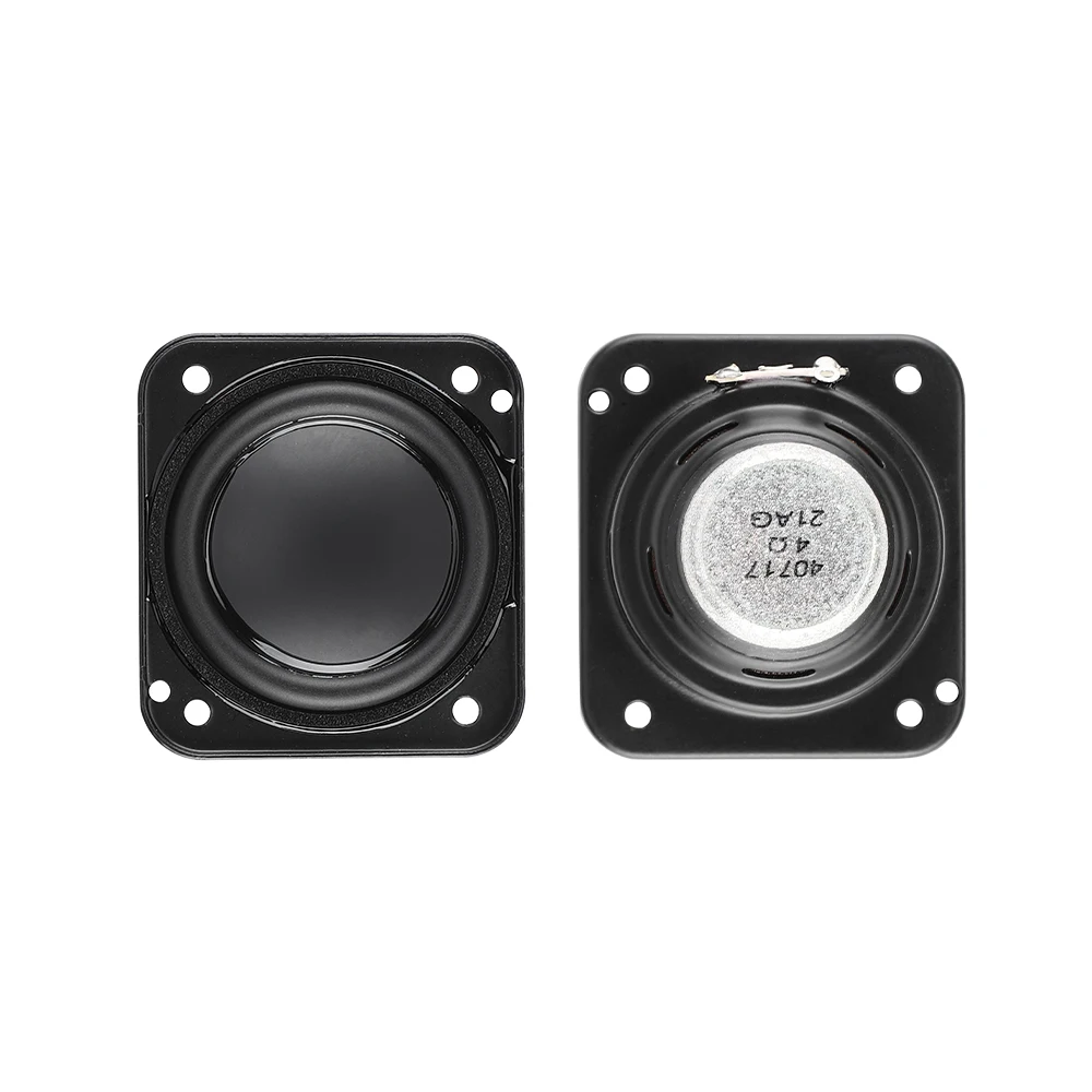 AIYIMA 2 Pcs 4 Ohm 15W Speaker 1.75 Inch Full Range Waterproof Basin Square DIY Multimedia BT Square Loudspeaker Home Theater