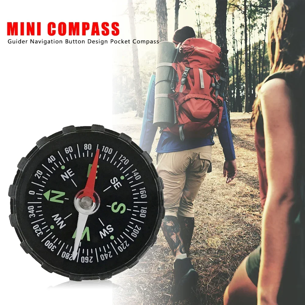 Description Picture 5 of itemCamping Hiking Compass Portable Mini Precise Compass Practical Guide for Outdoor Mountaineering Navigation Survival Compass Tool