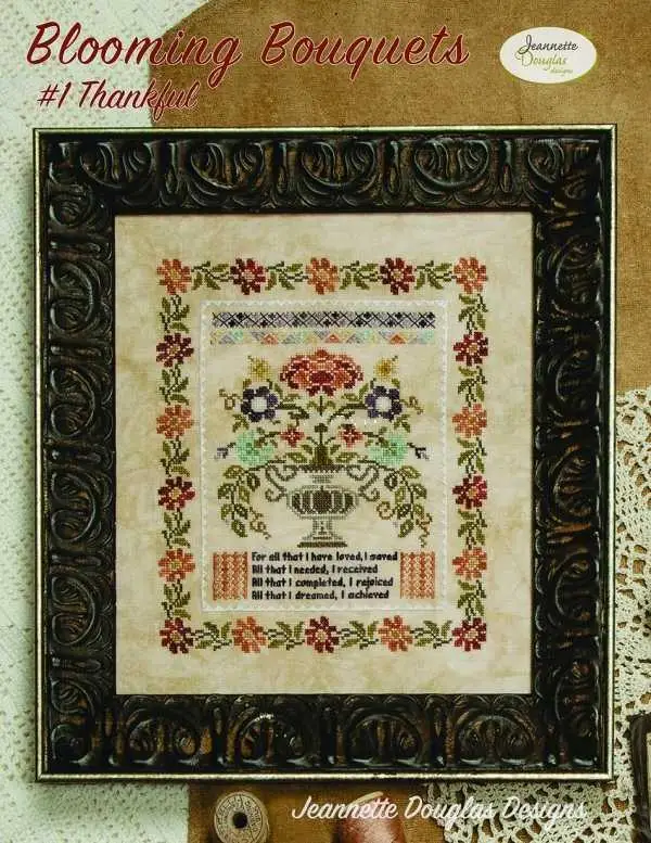 Chinese Cross-Stitch Kit, Stickerei Handarbeiten, Bastel pakete, Stoff Zahnseide, Thanksgiving-Bouquet1-33-38