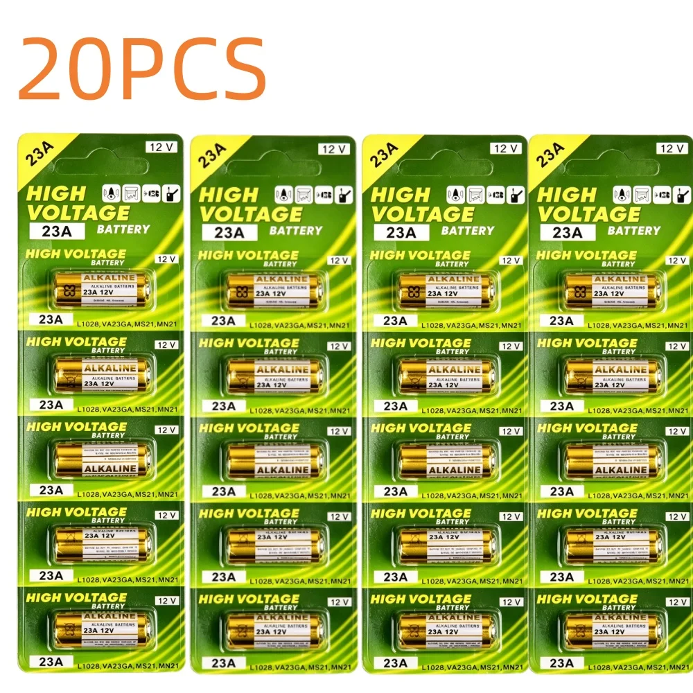 Premium Quality 12V Alkaline Battery for Remote Controls, Doorbells, Toys, and Flashlights