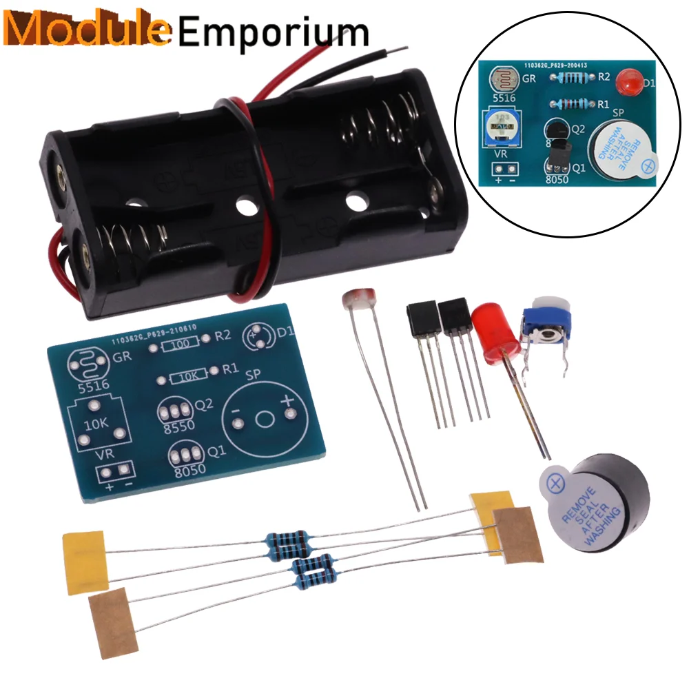 PhotosensitiveSoundLightAlarmDIYKitElectronicProduction