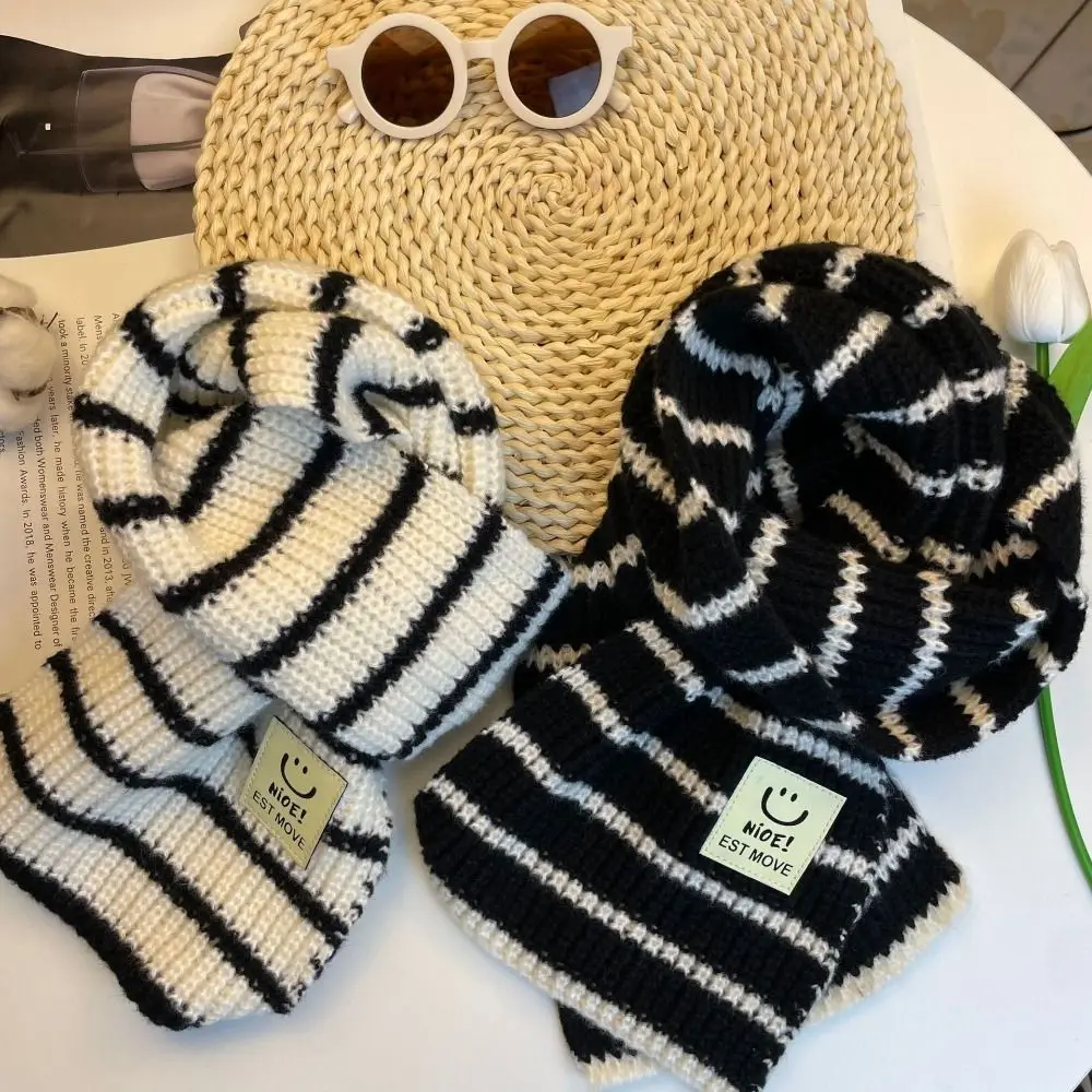Boys Girls Minimalist Stripe Baby Scarf Neck Warm Thick Warm Baby Knitted Scarves Collar Wraps Neckerchief Autumn Winter baby scarf
