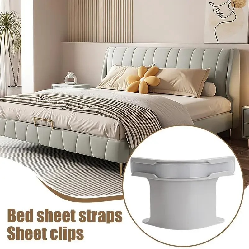4pcs Heavy Duty Bedsheet Corner Tightener Clips High-quality materials durable and reliable Bed Sheet Grippers for Protectors 3