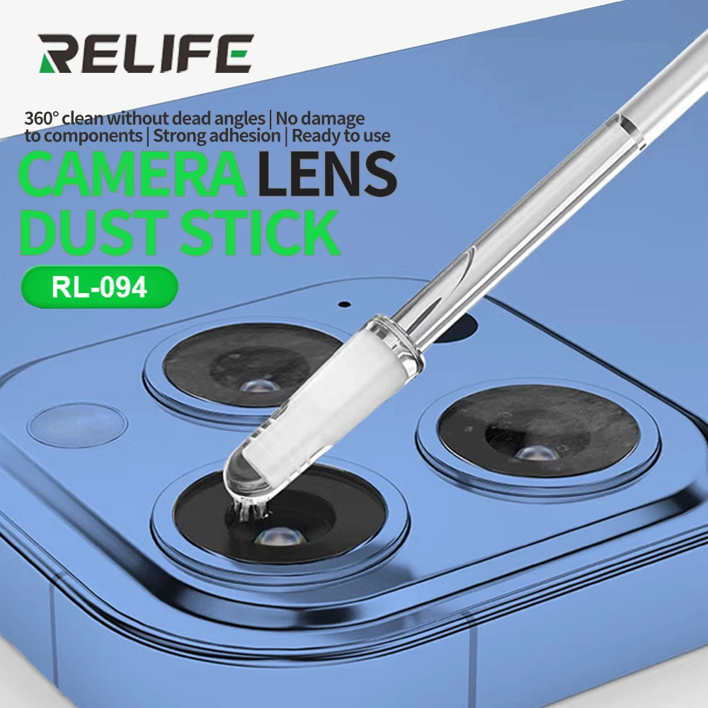 RELIFE RL-094 48PCS 카메라 렌즈 클리너 스틱 합성 수지 젤 스틱 휴대 전화 카메라 렌즈 먼지 제거 청소 도구