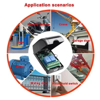 Universal DC12V- 48V 433Mhz  2CH Multifunction Receiver Module RF Wireless Remote Control Switch Relay Garage Motor Light Diy 3