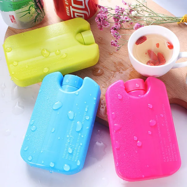 

Reusable Freezer Cool Block Ice Pack Ice Bag Gel Ice Crystal Box 150ml Outdoor Picnic Travel Lunch Box Cooler Cold Storage