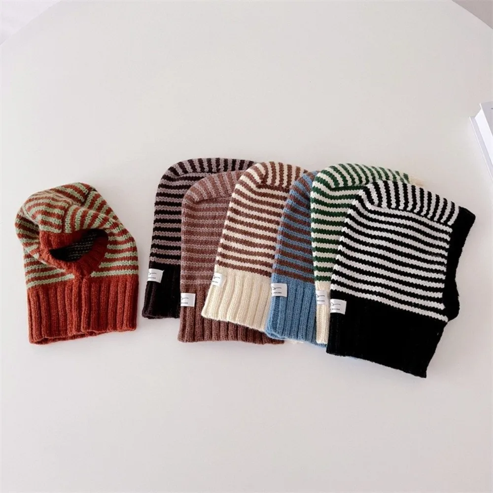 Winter Knit Scarf Hooded Balaclava Ear Protection