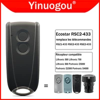 ECOSTAR RSC2 RSE2 433 Garage Door Remote Control 433MHz For RSC2-433 RSE2-433 Liftronic 500 700 800 Portronic D5000 D2500 S4000 1