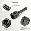 1/2" Drive Deep Impact male Torx Star Socket Bit Wrench Pneumatic Adapter Nut Driver Batch Head , adapter for electric wrench 4
