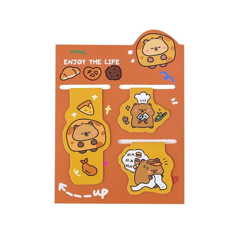 Magnetic bookmark animal bookmark bookmarks stationery supplies cute animal combination magnetic bookmark student magnet bookmark school office supplies