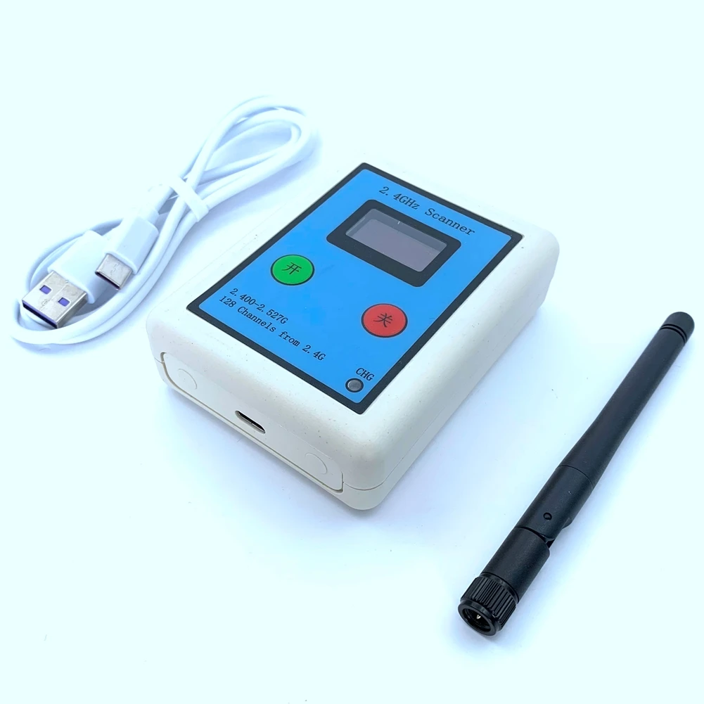 2 4g nrf24l01 spectrum analyzer signal source scanner oled display